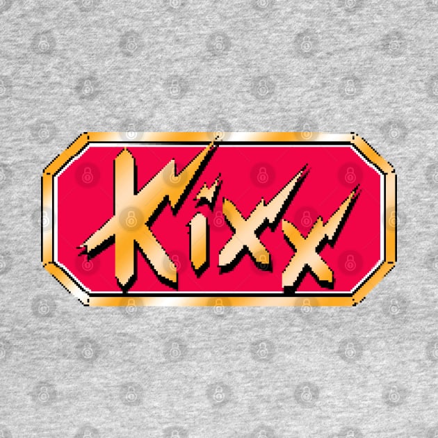 Retro Computer Games Kixx Software Pixellated by Meta Cortex